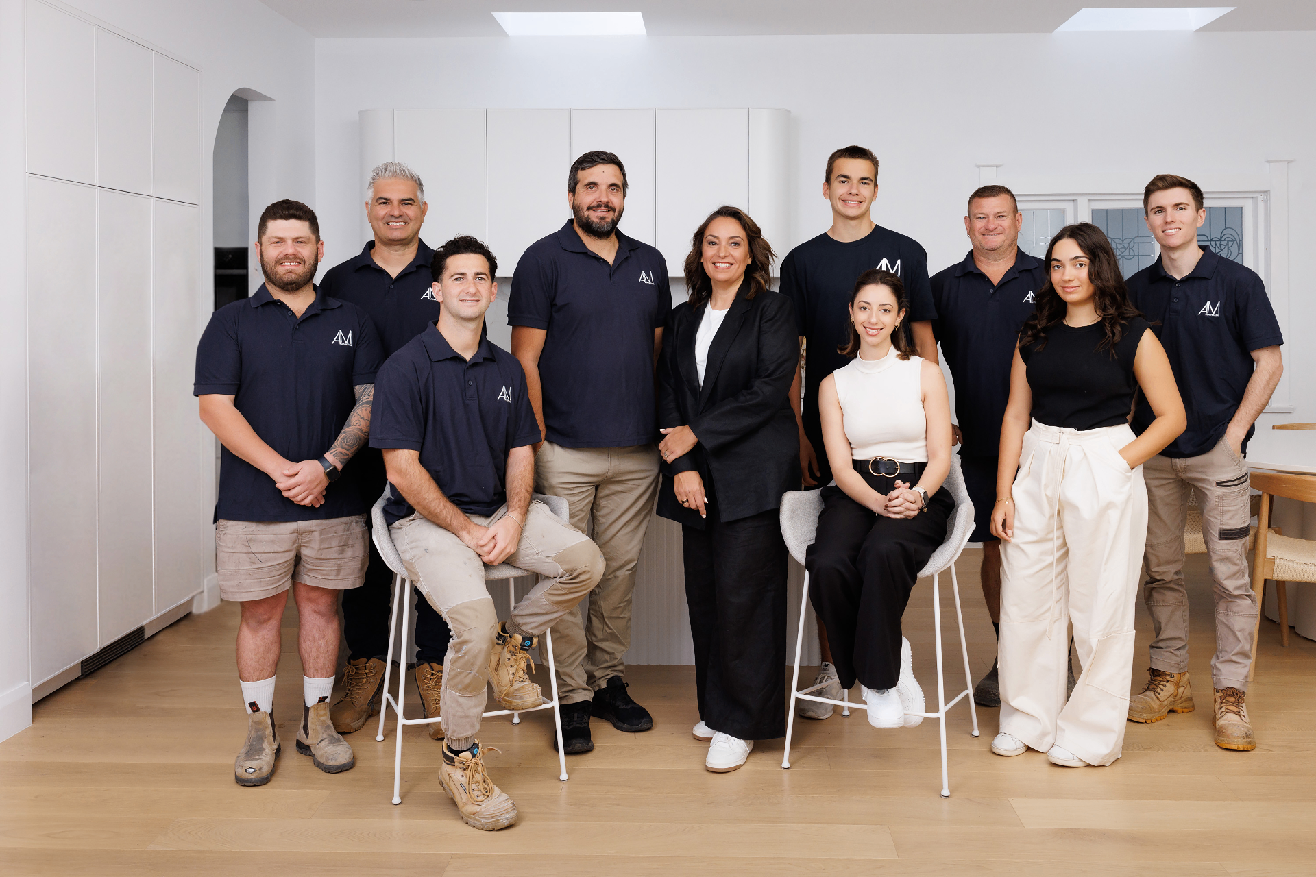 The AM Bathrooms + Projects team